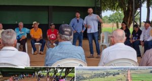 Prefeito Benassi reúne comunidade de Nova Galileia e empreiteira para detalhar pavimentação da MT-410