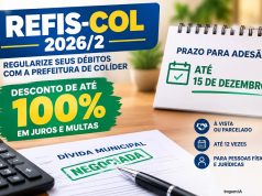NOVA ETAPA DO REFIS: Colíder oferece desconto de até 100% em juros e multas para quem regularizar dívidas até 15 de dezembro