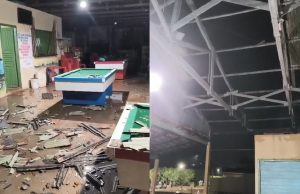 NORTÃO MT: temporal com vendaval e granizo causa destruição em Itaúba na tarde de ontem(01).VÍDEO