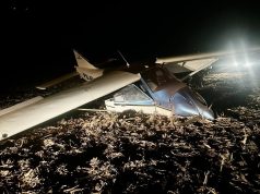 Queda de avião monomotor às margens de rodovia em MT deixa piloto e passageiro feridos