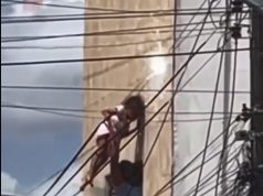 Policial arrisca a vida e salva menina de 4 anos pendurada em fios elétricos; vídeo