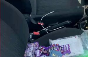 R$ 1,7 mil e material de campanha em carro suspeito de espalhar santinhos em cidade do Nortão é encontrado pela PF