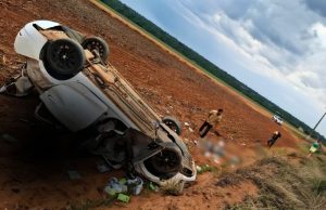 Vereador do interior de MT e duas mulheres morrem em acidente após carro capotar na MT-109
